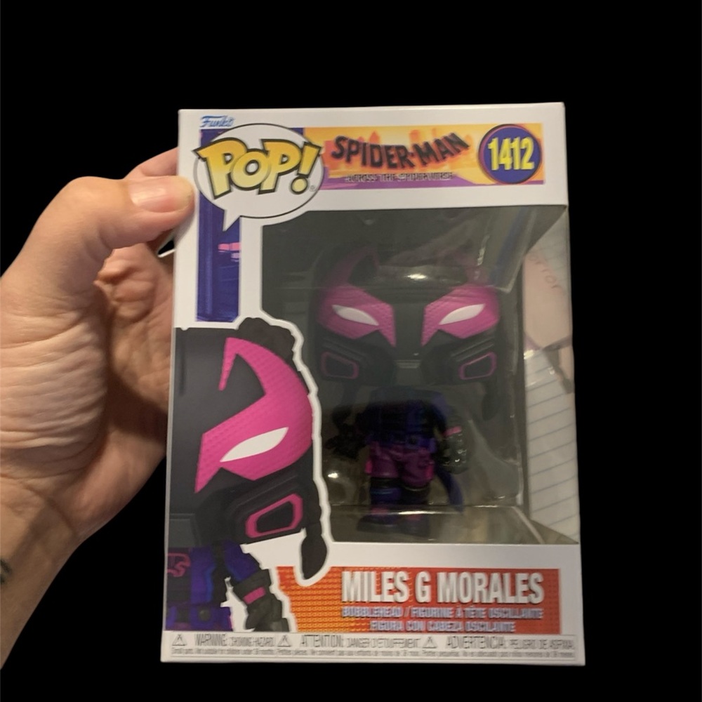 Miles G Morales Spider-Man: Across the Spiderverse Funko Pop